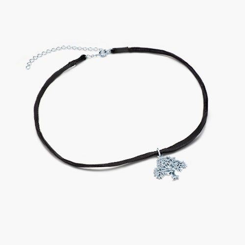 Naszyjnik choker drzewo życia Savicki: srebrny